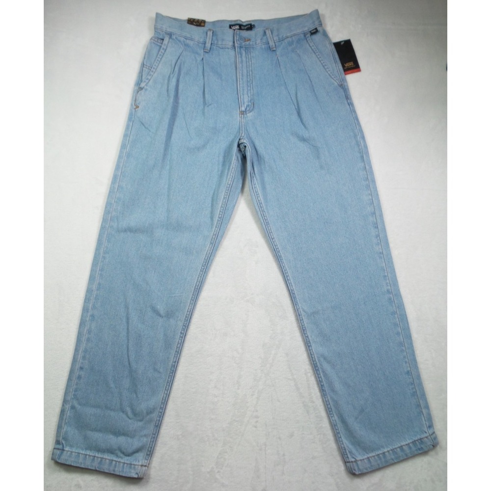 Vans Jeans Mens Size 32 Blue Authentic Chino Palmi Loose Tapered Denim NWT